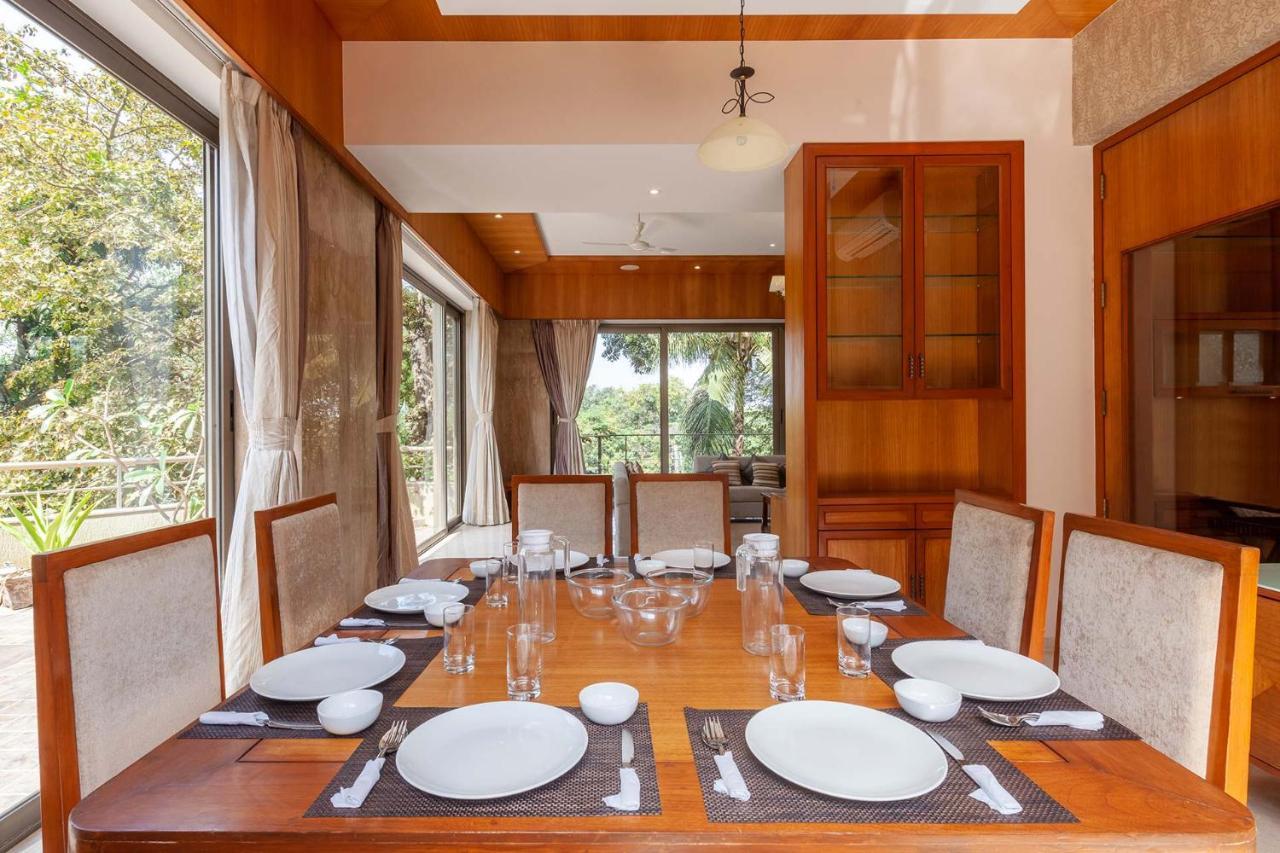 The Blue Horizon By Stayvista - Featuring A Beach-View Villa With A Swimming Pool, Indoor Games, And A Relaxing Balcony Alibag Luaran gambar